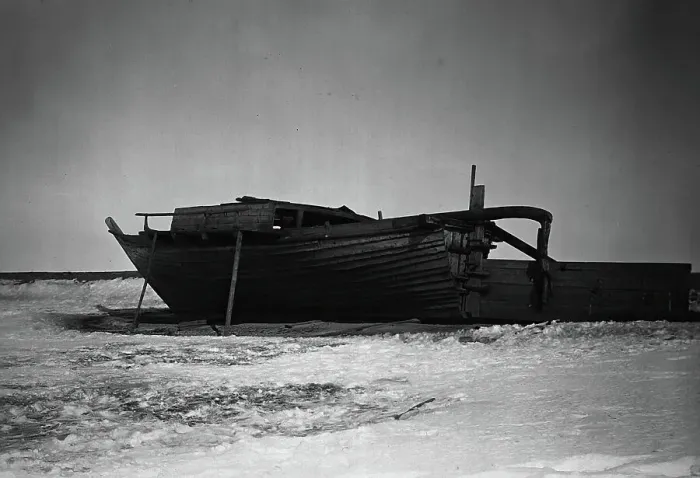 Framed Print : A Boat, 1890. Creator: Unknown Framed Print : A Boat, 1890. Creator: Unknown
