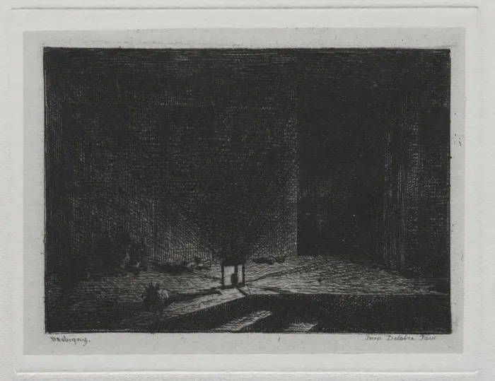 Framed Print : The Boat Trip: Interior of an Inn (The Corridor of an Inn), 1861 Framed Print : The Boat Trip: Interior of an Inn (The Corridor of an Inn), 1861