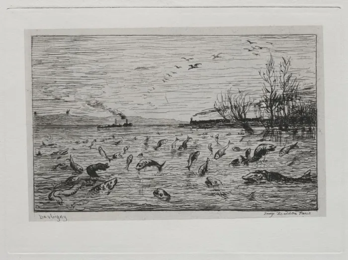 Framed Print : The Boat Trip: Rejoicing of the Fish at the Departure of the Cabin Boy (The Fish), 1861 Framed Print : The Boat Trip: Rejoicing of the Fish at the Departure of the Cabin Boy (The Fish), 1861