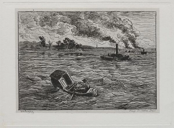 The Boat Trip: The Steamboats or Watch Out for the Steamers, 1861