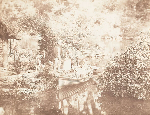 The Boating Party, 1853-56. Creator: John Dillwyn Llewelyn