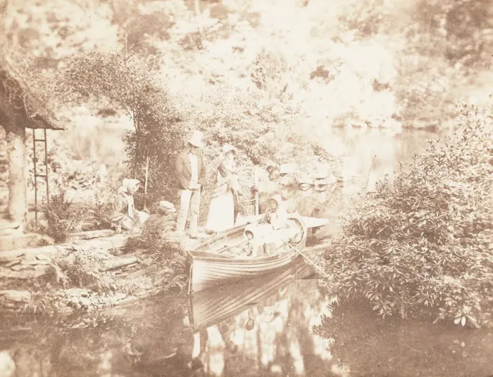 Framed Print : The Boating Party, 1853-56. Creator: John Dillwyn Llewelyn Framed Print : The Boating Party, 1853-56. Creator: John Dillwyn Llewelyn