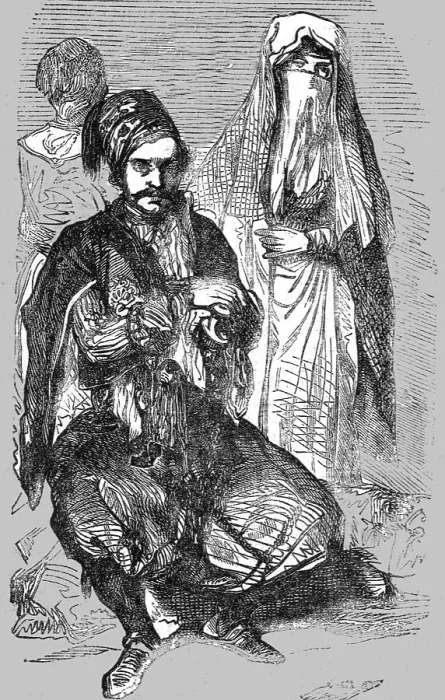 Framed Print : Boatman and Woman of the Trebizond, 1854. Creator: Unknown Framed Print : Boatman and Woman of the Trebizond, 1854. Creator: Unknown