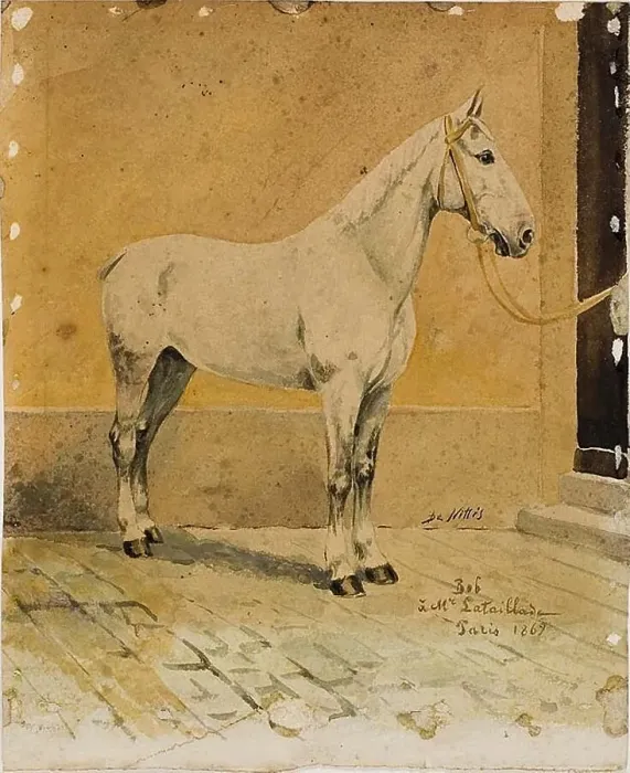 Framed Print : Bob, 1869. Creator: Giuseppe de Nittis Framed Print : Bob, 1869. Creator: Giuseppe de Nittis