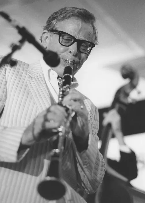 Framed Print : Bob Wilber, The March of Jazz, Clearwater Beach, Florida, 1997. Creator: Brian Foskett Framed Print : Bob Wilber, The March of Jazz, Clearwater Beach, Florida, 1997. Creator: Brian Foskett