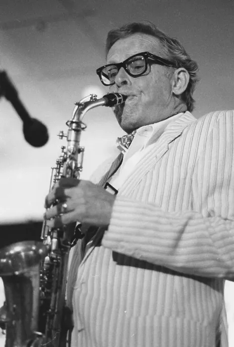 Framed Print : Bob Wilber, The March of Jazz, Clearwater Beach, Florida, 1997. Creator: Brian Foskett Framed Print : Bob Wilber, The March of Jazz, Clearwater Beach, Florida, 1997. Creator: Brian Foskett