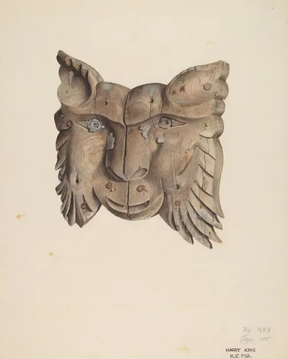 Framed Print : Bobcat, 1935 / 1942. Creator: Harry King Framed Print : Bobcat, 1935 / 1942. Creator: Harry King