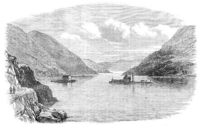 Framed Print : The Bocca di Cattaro, Dalmatia, 1870. Creator: Unknown Framed Print : The Bocca di Cattaro, Dalmatia, 1870. Creator: Unknown