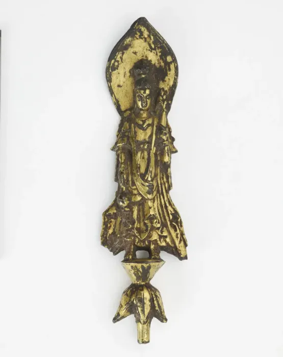 Framed Print : Bodhisattva Avalokiteshvara (Guanyin), Period of Division, ca. 520-530. Creator: Unknown