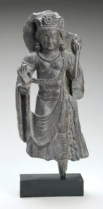 Framed Print : The Bodhisattva Avalokitesvara, 7th century. Creator: Unknown
