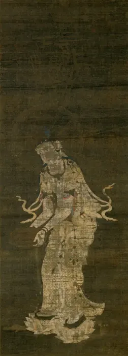 Framed Print : The Bodhisattva Kannon, from the triptych Approach of the Amida Trinity, Kamakura Period Framed Print : The Bodhisattva Kannon, from the triptych Approach of the Amida Trinity, Kamakura Period