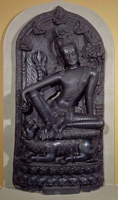 Framed Print : Bodhisattva - Simhanada Lokeshvara, 11th Century. Creator: Unknown Framed Print : Bodhisattva - Simhanada Lokeshvara, 11th Century. Creator: Unknown
