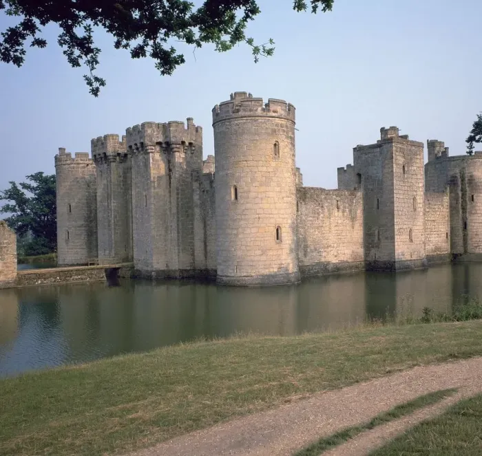 Framed Print : Bodiam Castle, 14th century. Artist: Edward Dalyngrigge Framed Print : Bodiam Castle, 14th century. Artist: Edward Dalyngrigge