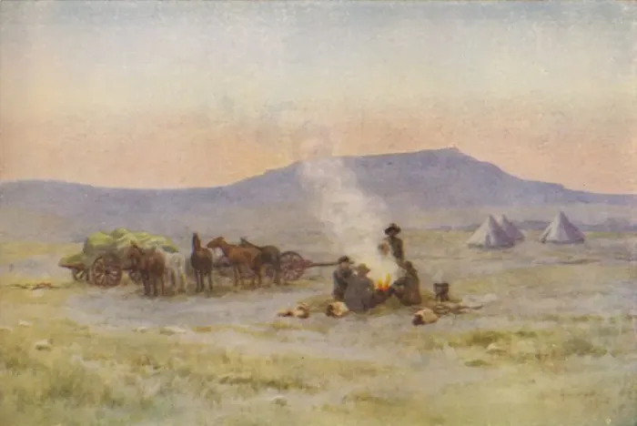 Framed Print : Boer Camp on the Veldt, 1924 Framed Print : Boer Camp on the Veldt, 1924