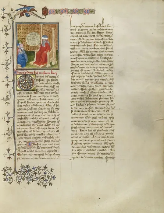 Framed Print : Boethius Discusses Music with a Group of Men; De musica, about 1405. Creator: The Virgil Master Framed Print : Boethius Discusses Music with a Group of Men; De musica, about 1405. Creator: The Virgil Master