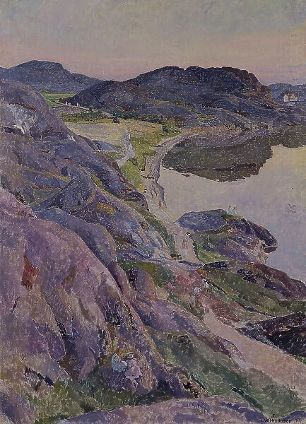 The Bögevik Road, 1919. Creator: Carl Wilhelmson