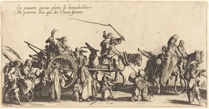 Framed Print : The Bohemians Marching: The Rear Guard, 1621. Creator: Jacques Callot Framed Print : The Bohemians Marching: The Rear Guard, 1621. Creator: Jacques Callot