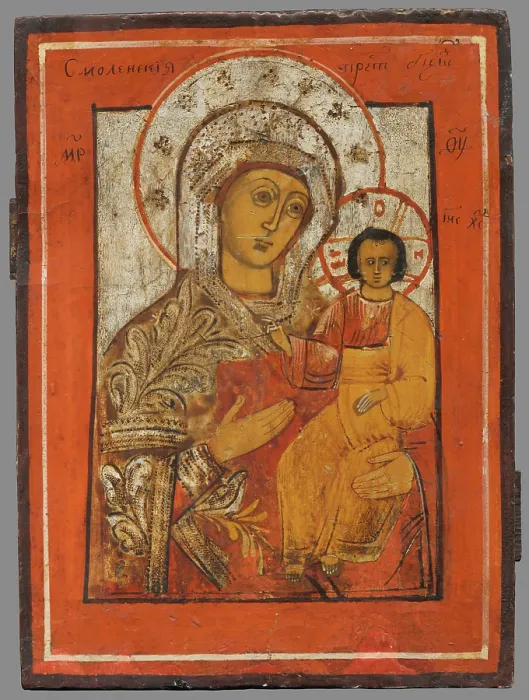 Framed Print : Bohorodicka Smolenska, (Madonna of Smolensk), 1801-1850. Creator: Unknown