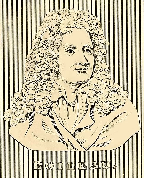 Boileau, (1636-1711), 1830. Creator: Unknown
