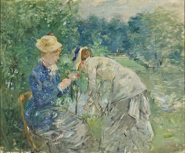 In the Bois de Boulogne, before 1880