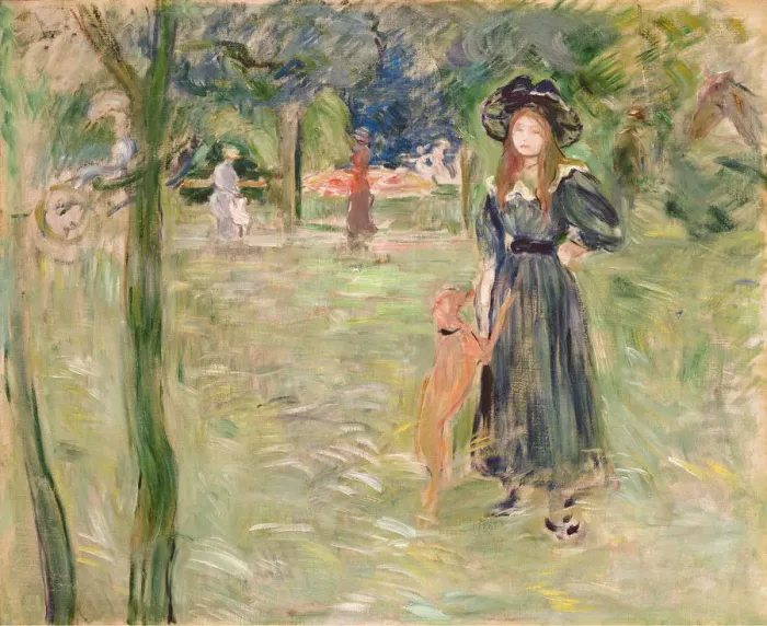 Framed Print : Bois de Boulogne, 1893. Artist: Morisot, Berthe (1841-1895) Framed Print : Bois de Boulogne, 1893. Artist: Morisot, Berthe (1841-1895)