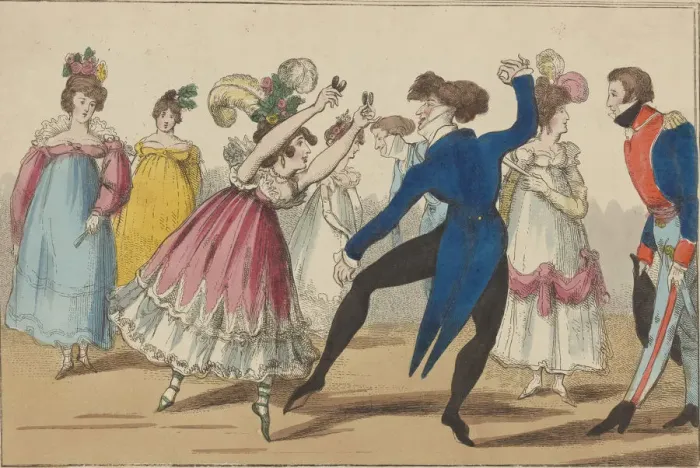 Framed Print : The Bolero, 1800-1810 Framed Print : The Bolero, 1800-1810