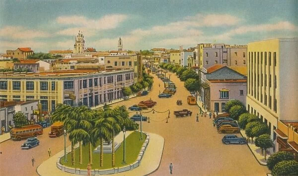 Bolivar Boulevard, Barranquilla, c1940s