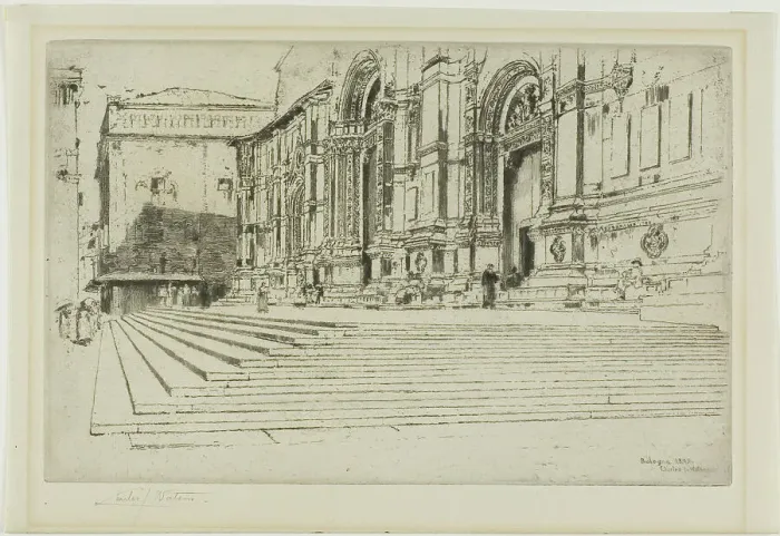 Framed Print : Bologna, 1893. Creator: Charles John Watson Framed Print : Bologna, 1893. Creator: Charles John Watson