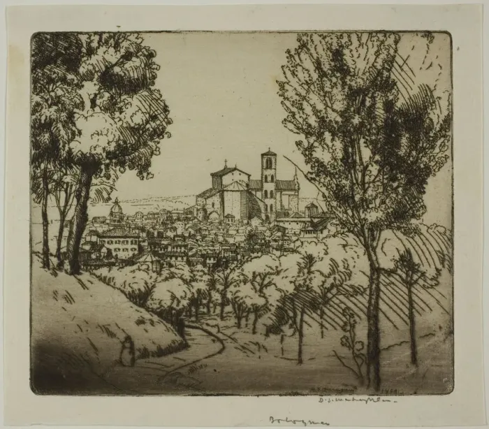 Framed Print : Bologna, Italy, 1904. Creator: Donald Shaw MacLaughlan Framed Print : Bologna, Italy, 1904. Creator: Donald Shaw MacLaughlan