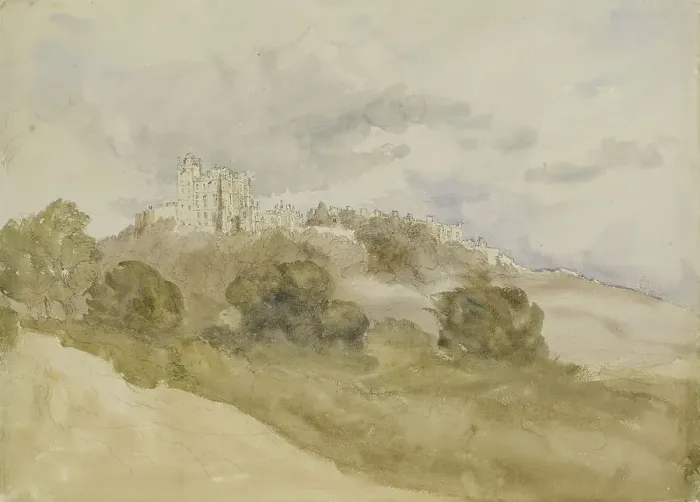 Framed Print : Bolsover Castle, Derbyshire, 1831-40. Creator: David Cox the Elder Framed Print : Bolsover Castle, Derbyshire, 1831-40. Creator: David Cox the Elder