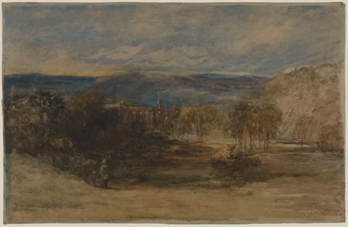 Framed Print : Bolton Abbey, c. late 1840s-1857. Creator: David Cox (British, 1783-1859) Framed Print : Bolton Abbey, c. late 1840s-1857. Creator: David Cox (British, 1783-1859)