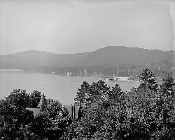 Bolton Bay from the Sagamore, Green Island, Lake George, c1904. Creator: Unknown