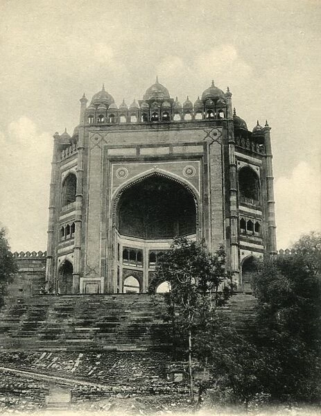 The Bolund Gate, Futtehpur Sikri. Agra. Creator: Unknown