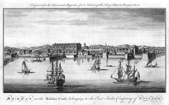 Framed Print : Bombay, the East India Companys port on the Malabar Coast of India, 1755 Framed Print : Bombay, the East India Companys port on the Malabar Coast of India, 1755