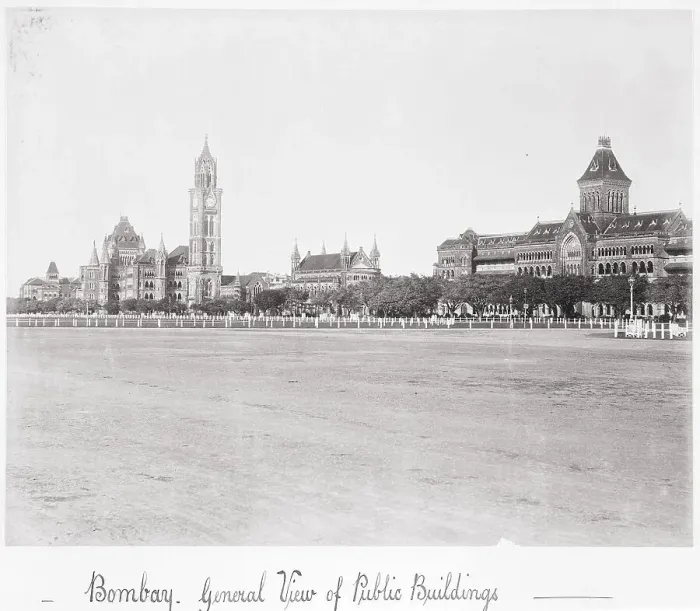 Framed Print : Bombay, General View of Public Buildings, Late 1860s. Creator: Samuel Bourne