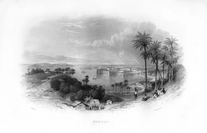 Framed Print : Bombay, India, 19th century. Artist: A Willmore Framed Print : Bombay, India, 19th century. Artist: A Willmore