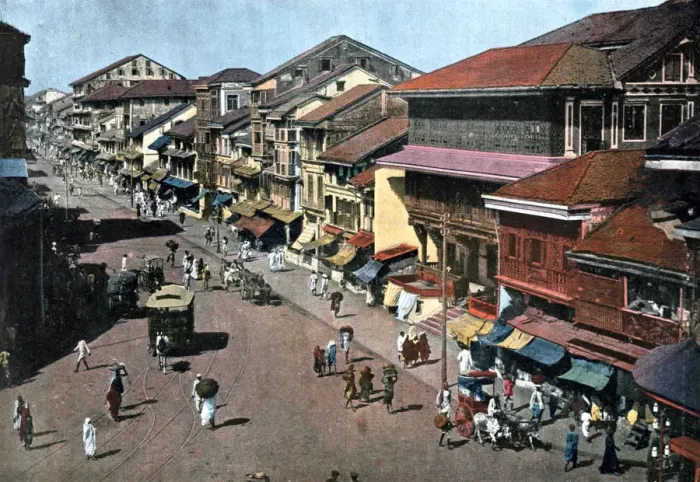 Framed Print : Bombay, India, late 19th century Framed Print : Bombay, India, late 19th century