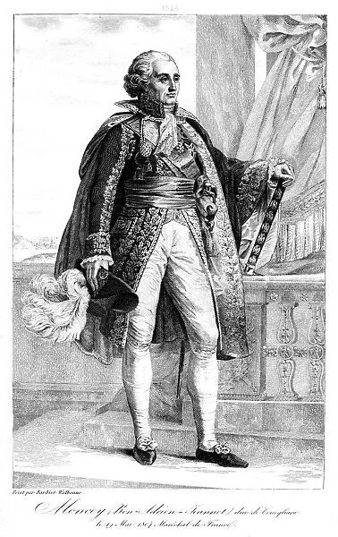 Bon Adrien Jeannot de Moncey (1754-1842), Marshal of France, 1839. Artist: Geille