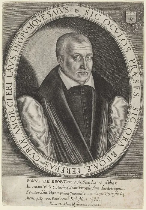Framed Print : Bon de Broé, 1588. Creator: Thomas de Leu Framed Print : Bon de Broé, 1588. Creator: Thomas de Leu