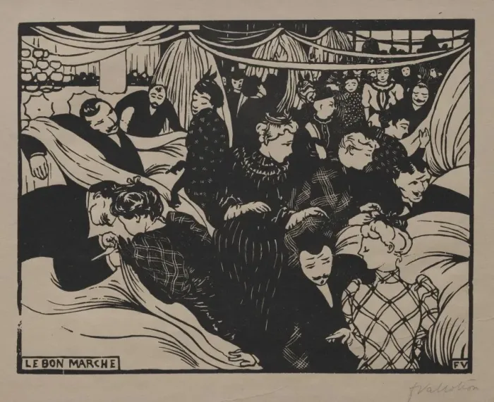 Framed Print : Bon Marche, 1893. Creator: Felix Vallotton (French, 1865-1925) Framed Print : Bon Marche, 1893. Creator: Felix Vallotton (French, 1865-1925)