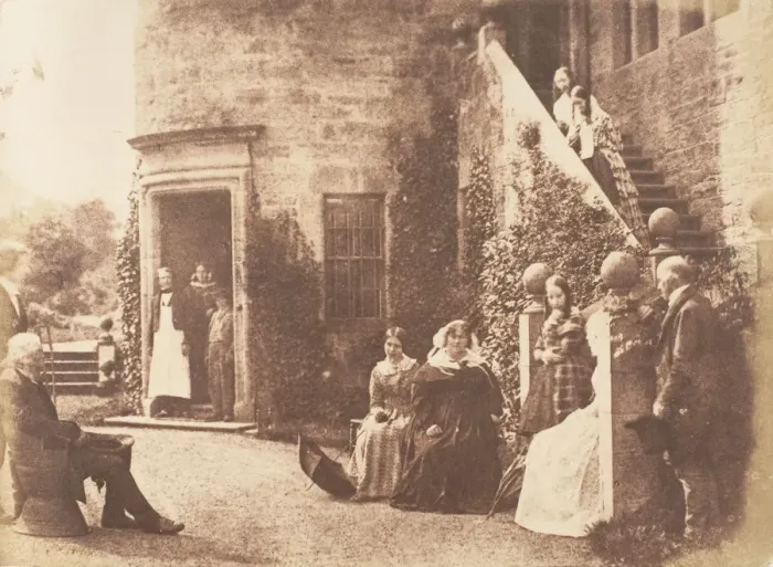 Framed Print : Bonaly Towers. Home of Lord Cockburn, 1843-47. Creators: David Octavius Hill Framed Print : Bonaly Towers. Home of Lord Cockburn, 1843-47. Creators: David Octavius Hill
