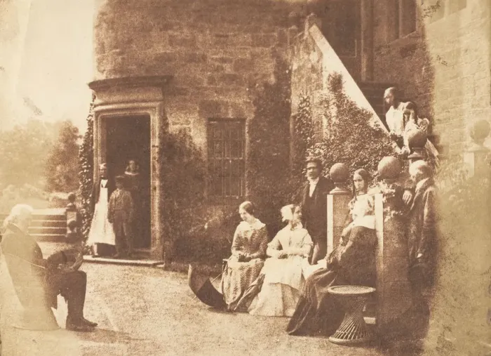 Framed Print : Bonaly Towers. Home of Lord Cockburn, 1843-47. Creators: David Octavius Hill Framed Print : Bonaly Towers. Home of Lord Cockburn, 1843-47. Creators: David Octavius Hill