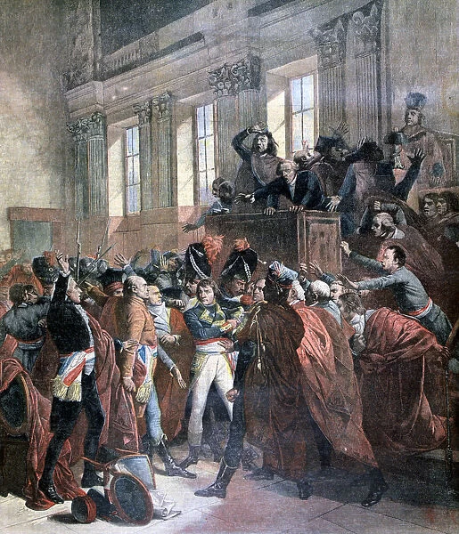 Bonaparte and the Council of Five Hundred at St Cloud, 10th November 1799, (1893)