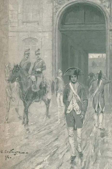 Framed Print : Bonaparte at the Military School, Paris, 1784, (1896). Artist: M Haider Framed Print : Bonaparte at the Military School, Paris, 1784, (1896). Artist: M Haider