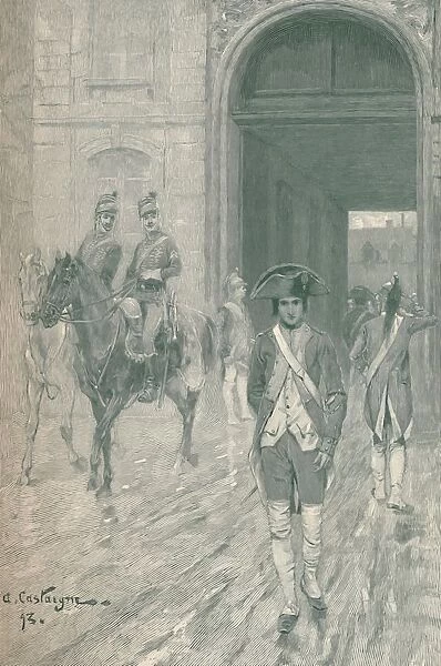 Bonaparte at the Military School, Paris, 1784, (1896). Artist: M Haider
