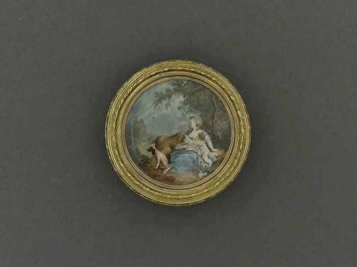 Framed Print : Bonbonnière, between 1782 and 1789. Creators: Ecole Francaise, Unknown Framed Print : Bonbonnière, between 1782 and 1789. Creators: Ecole Francaise, Unknown