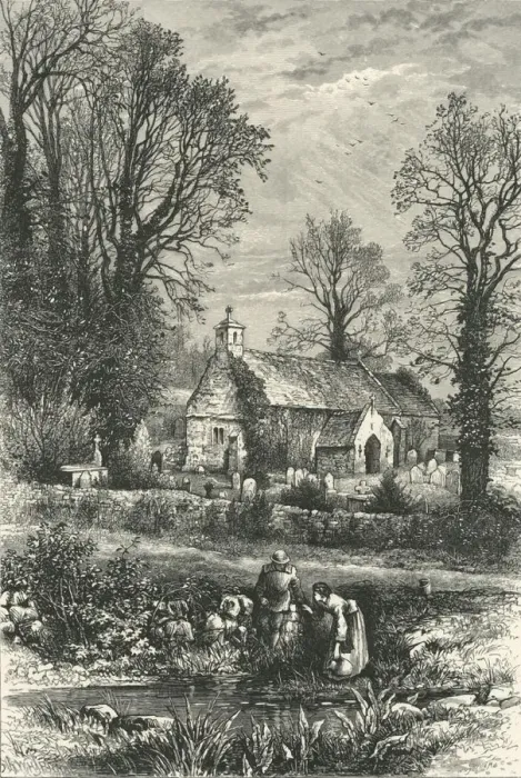 Framed Print : Bonchurch, c1870 Framed Print : Bonchurch, c1870