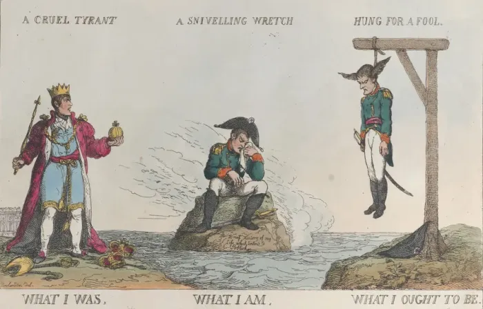 Framed Print : Boney Turned Moralist, May 1, 1814. May 1, 1814. Creator: Thomas Rowlandson Framed Print : Boney Turned Moralist, May 1, 1814. May 1, 1814. Creator: Thomas Rowlandson