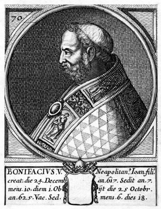 Framed Print : Boniface V, Pope of the Catholic Church Framed Print : Boniface V, Pope of the Catholic Church