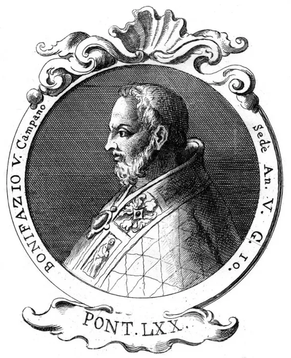 Framed Print : Boniface V, Pope of the Catholic Church Framed Print : Boniface V, Pope of the Catholic Church
